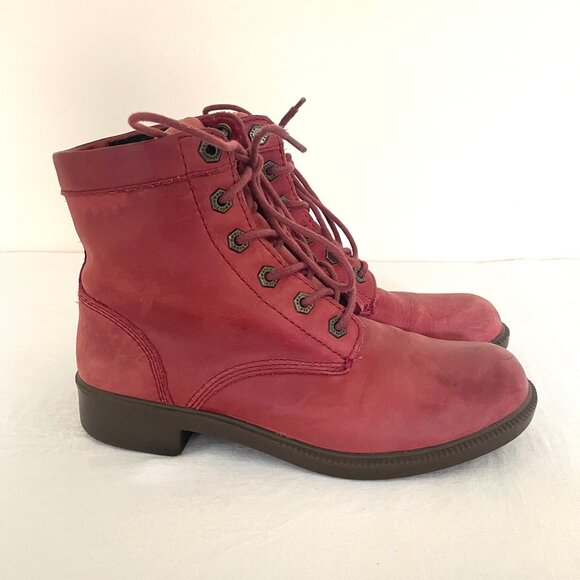 Kodiak Canada's Red womens waterproof leather boots size 8 - Picture 14 of 15